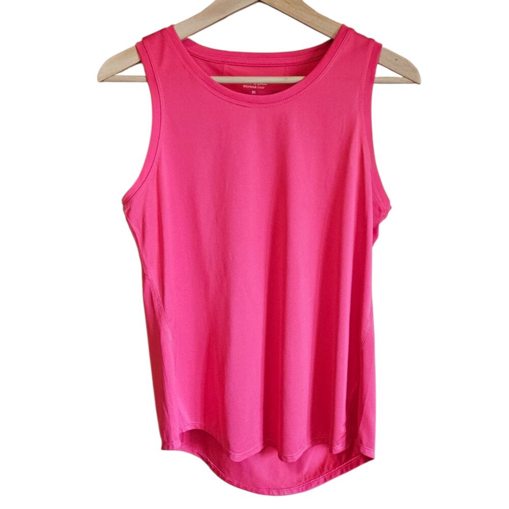 Tek Gear Pink Sleeveless Workout Activewear Tank Top Size Medium